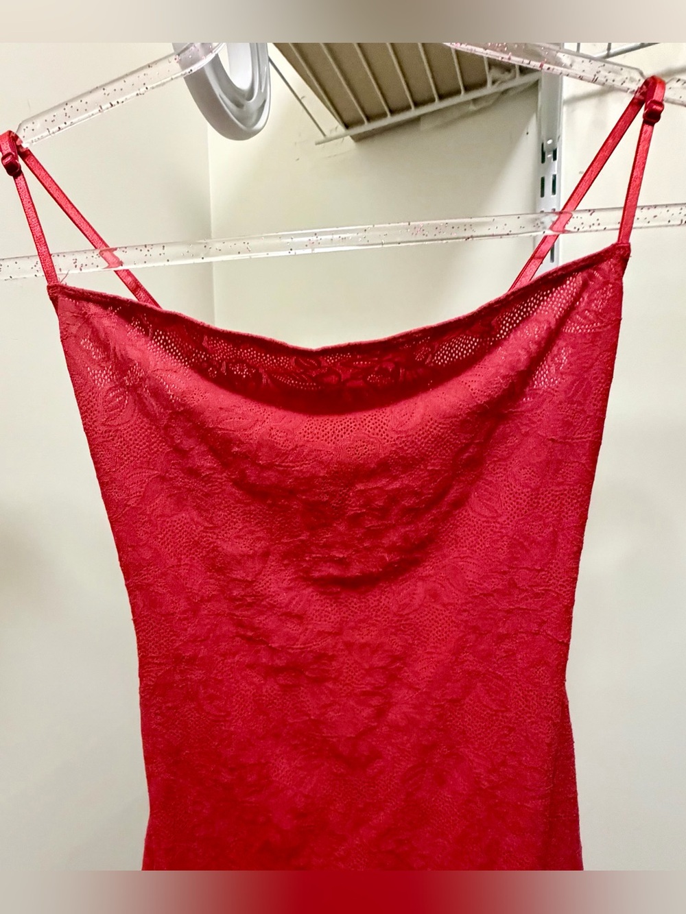 Naked Wardrobe Stretch Lace Tank Stirrup Jumpsuit - Picture 3 of 9